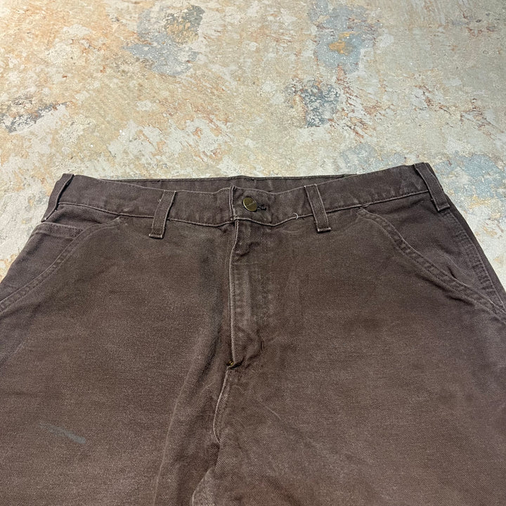 #4212 古着 Carhartt/カーハート/ Duck Painter Pants/ダック地 ペインターパンツ / ワークパンツ/ サイズ34×30
