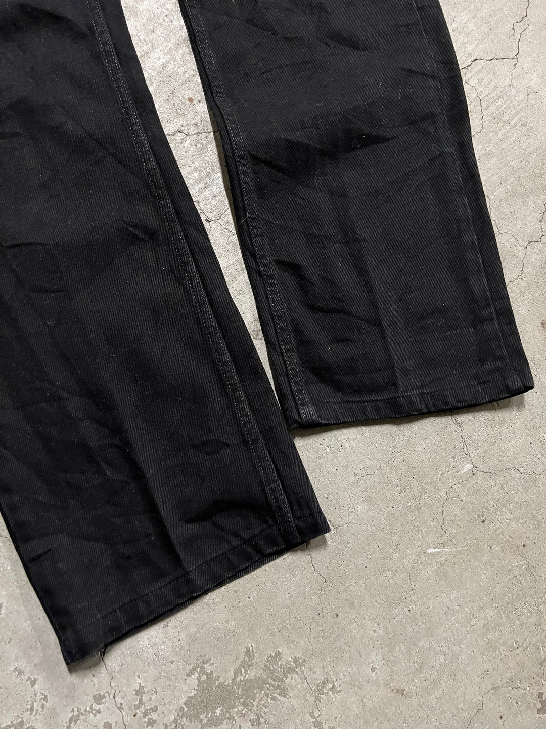 #MA24 Used clothing Levi's/Black Denim Pants/505/Actual size 38 x 30