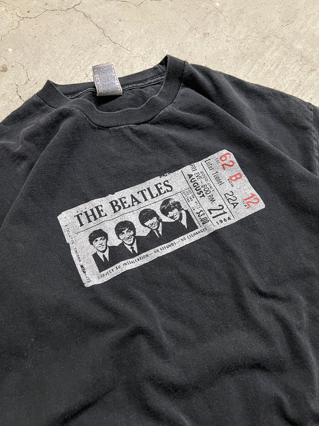 #MA55 Second-hand clothing THE BEATLES/Beatles/Print T-shirt/Size XL