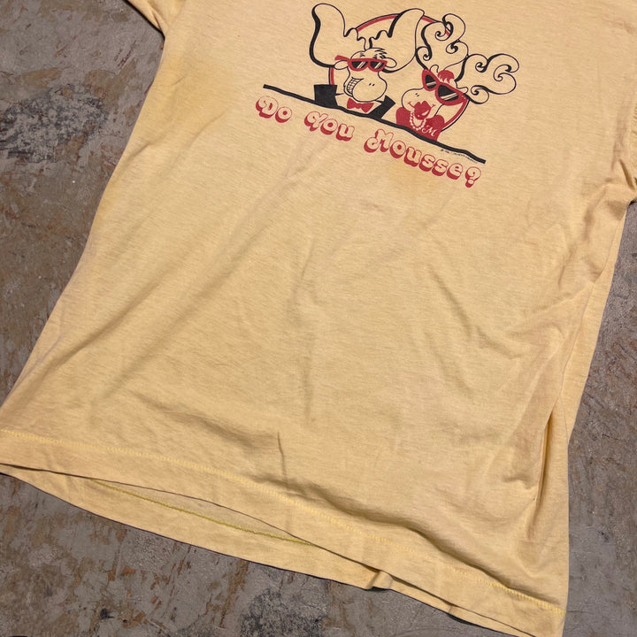 #4696 古着 90s USA製 スクリーンスターズ /ロッキーとブルウィンクルの大冒険/ヴィンテージ シングルステッチ Tシャツ/サイズXL