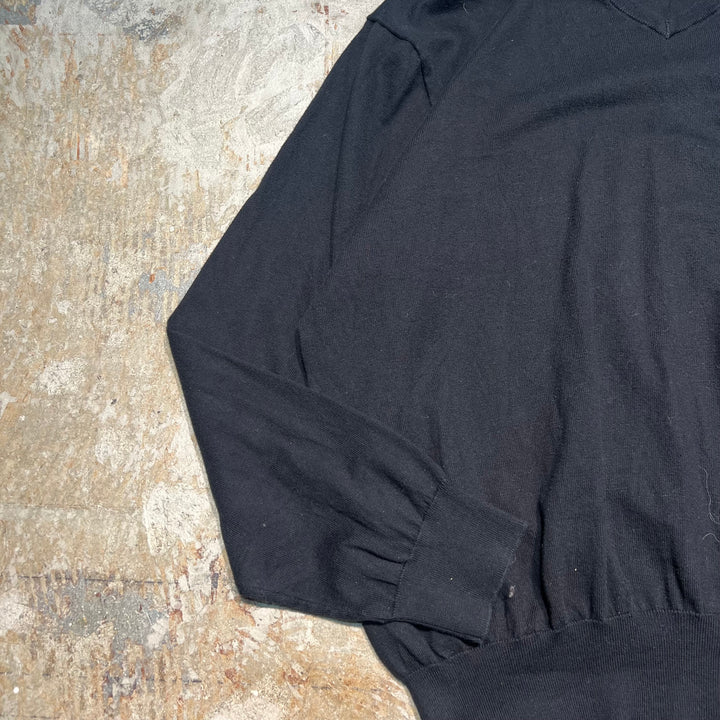 #3711 古着 POLO by Ralph Lauren/ラルフローレン / PIMA Cotton knit V Neck Sweatrer Shirts/ピマコットLンニットVネックセーター/サイズXX