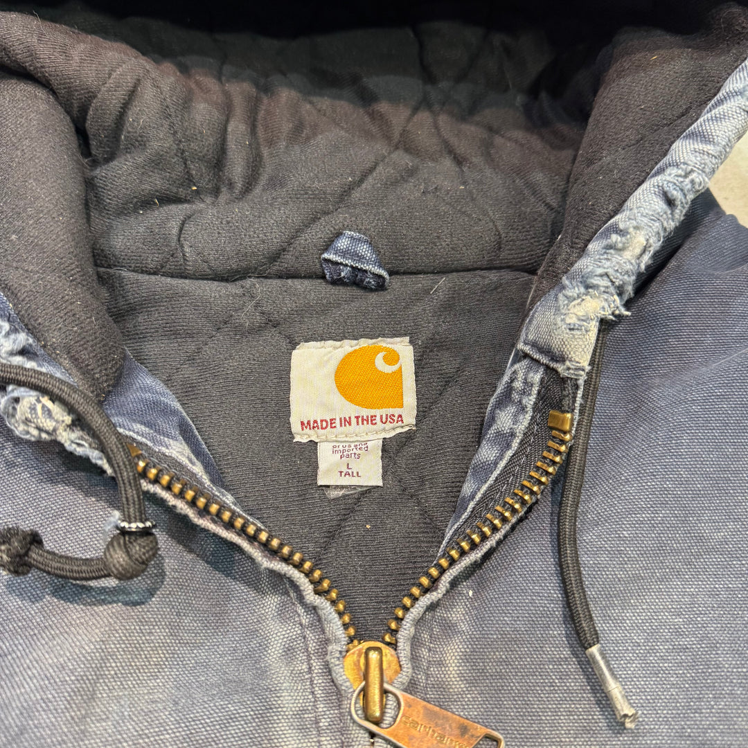 古着 USA製 Carhartt/ カーハート/ ダックベスト/ ダック地/ 裏地キルティング/ サイズL