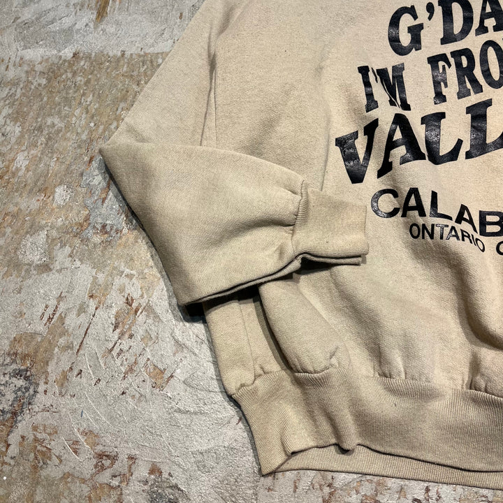 #4063 古着 Unknow/Crew neck sweat/クルーネックスウェット/CALABOGIE ONTARIO CANADA/サイズM