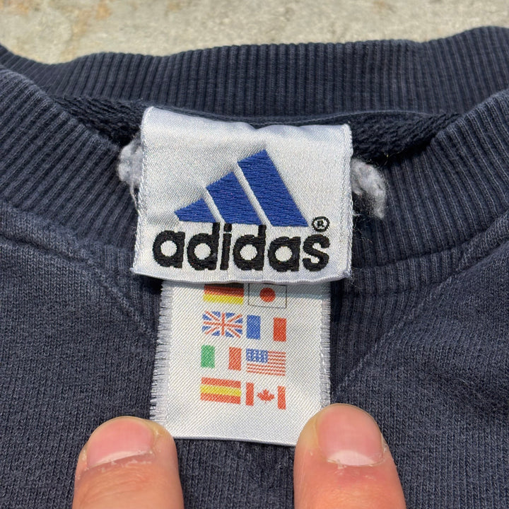 古着 90's adidas/ アディダス/クルーネックスウェット/ サイズXL