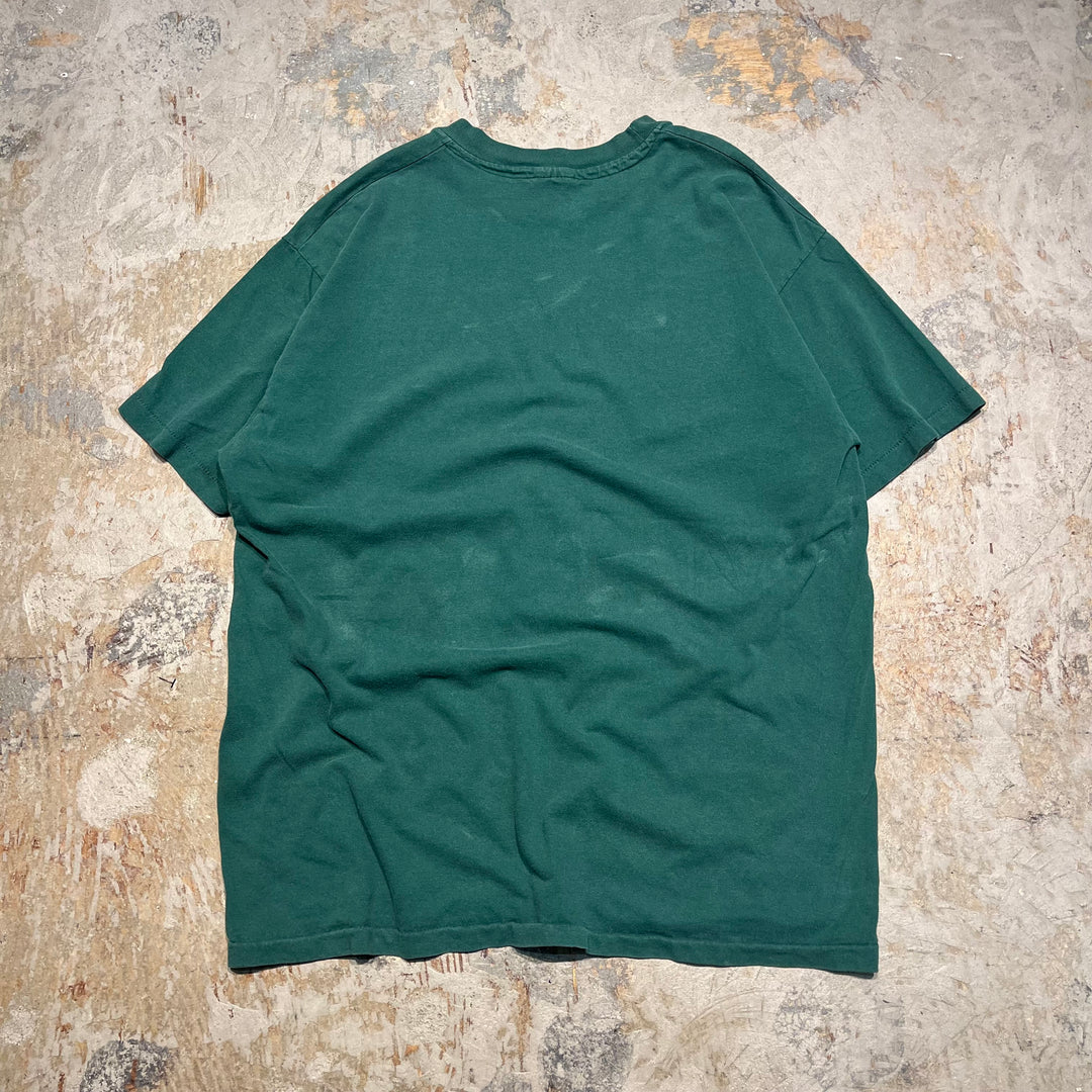 #4622 Used clothing 91's HANES/Short sleeve print t-shirt Tee/Short sleeve print T-shirt/Single stitch/MARDI GRAS NEW ORLEANS/Made in USA/Size XL