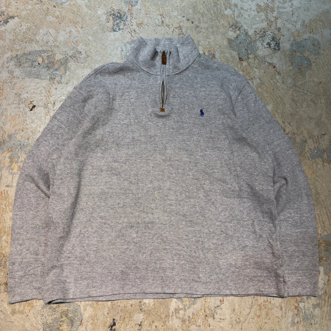 Used clothing POLO by Ralph Lauren/ Polo Ralph Lauren/ Half zip knit sweater/ Size XL