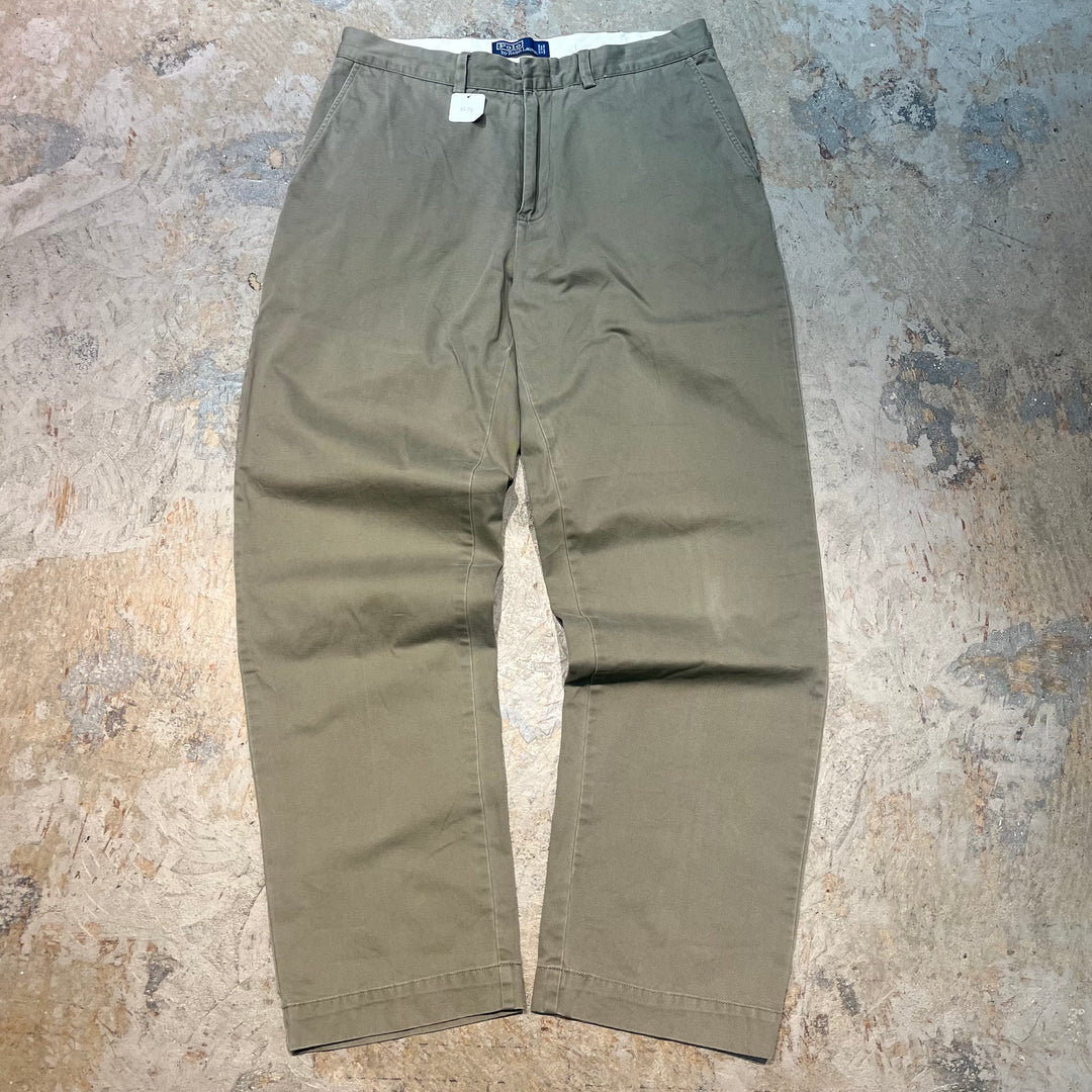 중고 의류 90 년대 ~ Ralph Lauren/Ralph Lauren/Chino 바지/실제 크기 32 x 32