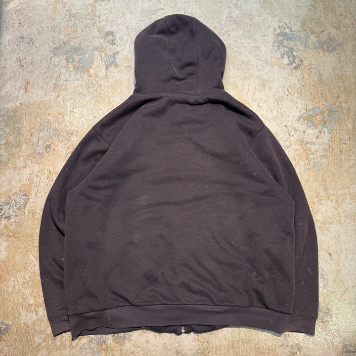 古着 carhartt/カーハート/フルジップアップスウェット/裏地ボア/サイズXL