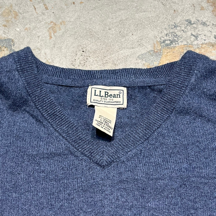 #3700古着/ラルフローレン/POLObyRalphLauren/コットンニット/Cottonknit/Vネック/サイズL