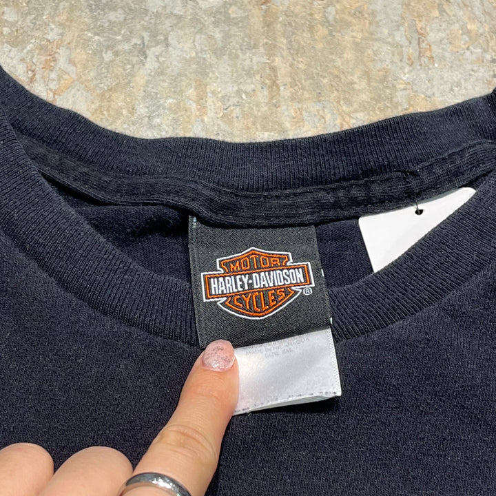古着 Harley-Davidson/ハーレー ダビッドソン フロリダ州 キー・ウェスト コンク共和国 プリントTシャツ サイズXXL