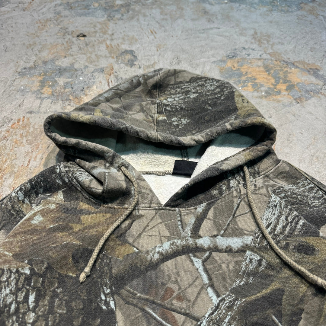 Used clothing 90's REDHEAD/Red Head/Real Tree Pattern/Pullover Hoodie/Size L