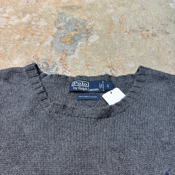 旧衣POLO by Ralph Lauren/ POLO Ralph Lauren/圆领针织毛衣/尺寸L