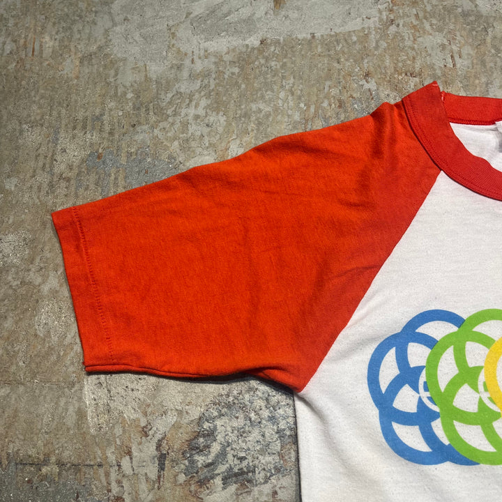 #4800 古着 ディズニー•ワールドリゾート•エプコット/ヴィンテージ シングルステッチ•ラグラン半袖Tシャツ/サイズM相当