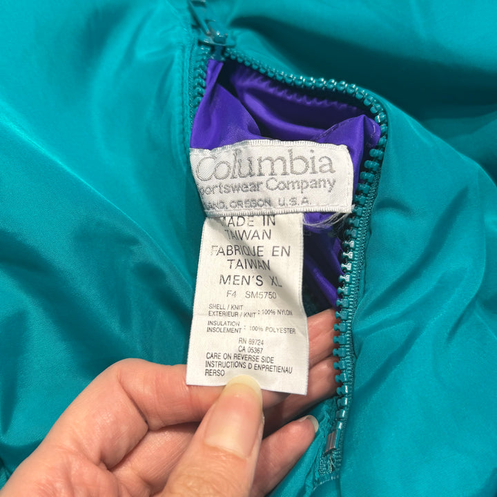 古着 COLUMBIA/ コロンビア/ ナイロンジャケット/ 中綿/ リバーシブル/ サイズXL