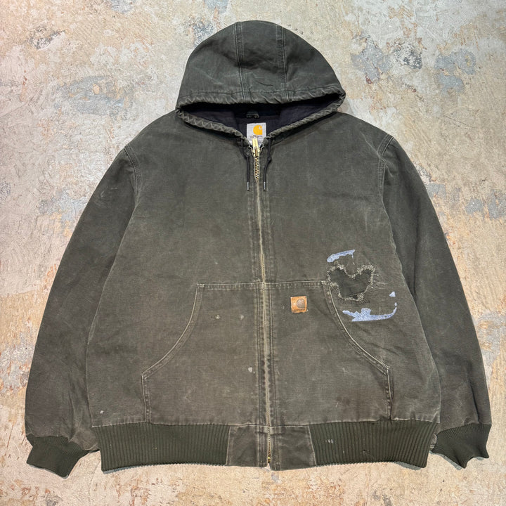 古着 carhartt/ カーハート/ アクティブジャケット/ 裏地キルティング/ サイズXL