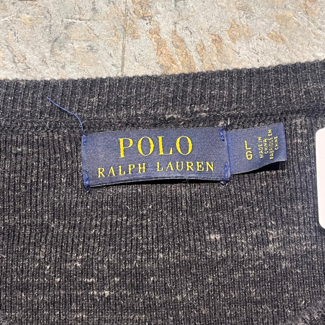 Ralph Lauren/ Polo Ralph Lauren/ Crew Neck Knit 스웨터/ 크기 L의 빈티지 폴로