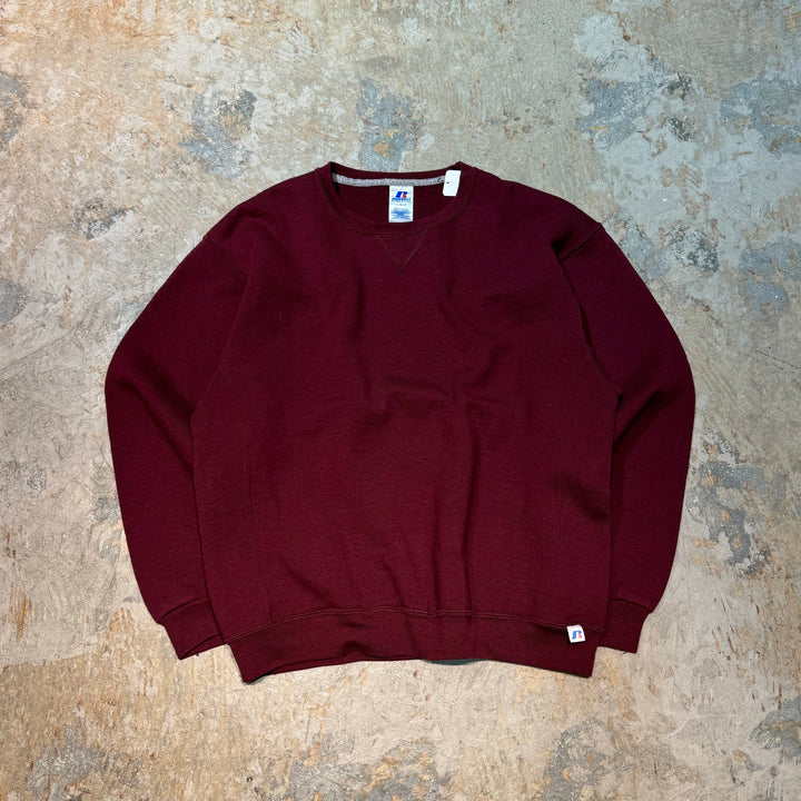 Used clothing RUSSELL ATHLETIC/Russell Athletic/Crew neck blank sweatshirt/Plain/Size L