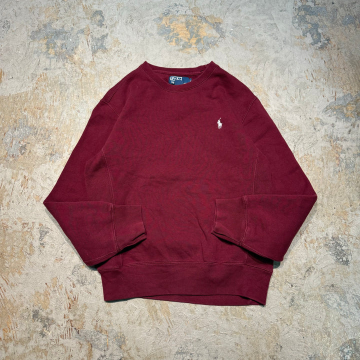 중고 의류 polobyralphloren/ polobyralphloren/ reverse weave/ crew neck steeshirt/ v-gazette/ size s