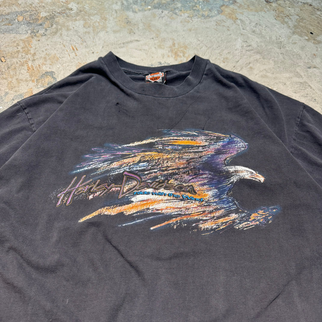 Used clothing Made in USA Harley-Davidson/Harley-Davidson/Printed T-shirt/Size XXL