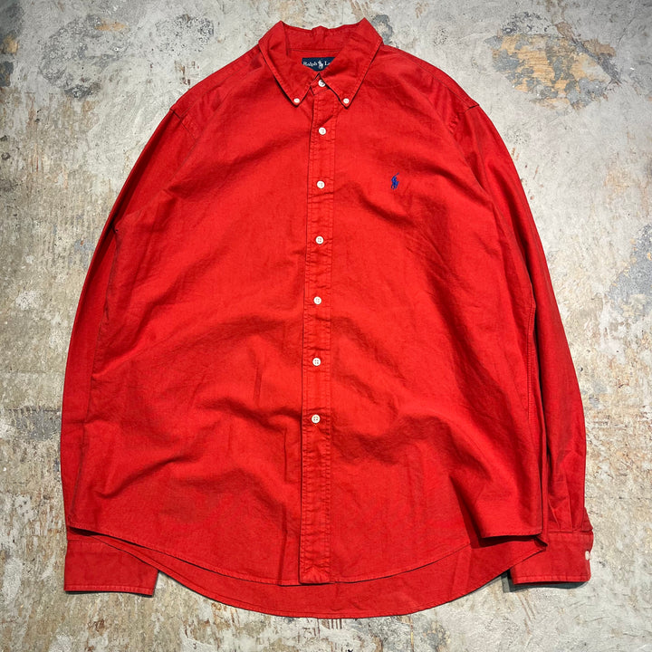 #4307 Ralph Lauren/ラルフローレン L/S B.D Shirts/ボタンダウンシャツ サイズXL