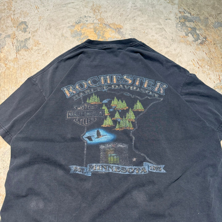 古着 USA製 Harley-Davidson/ハーレーダビッドソン/ プリントTシャツ/ サイズXL
