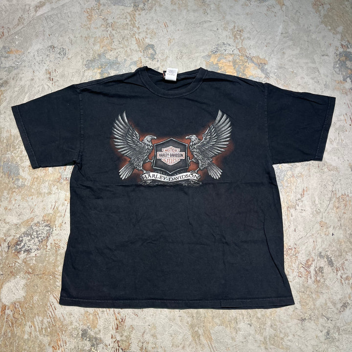 #4277 Harley-Davidson/ハーレーダビッドソン/short sleeve t-shirt Tee/ダブルステッチ/半袖Tシャツ/MADE IN U.S.A/サイズXL