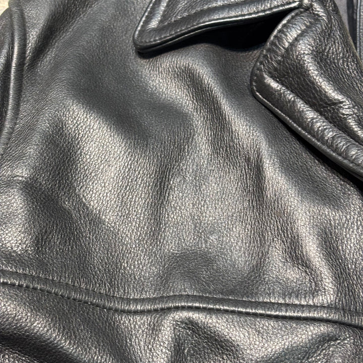 古着 WILSONS LEATHER/ ウィルソンズレザー/ 本革レザーハーフコート/ 牛革/ サイズM