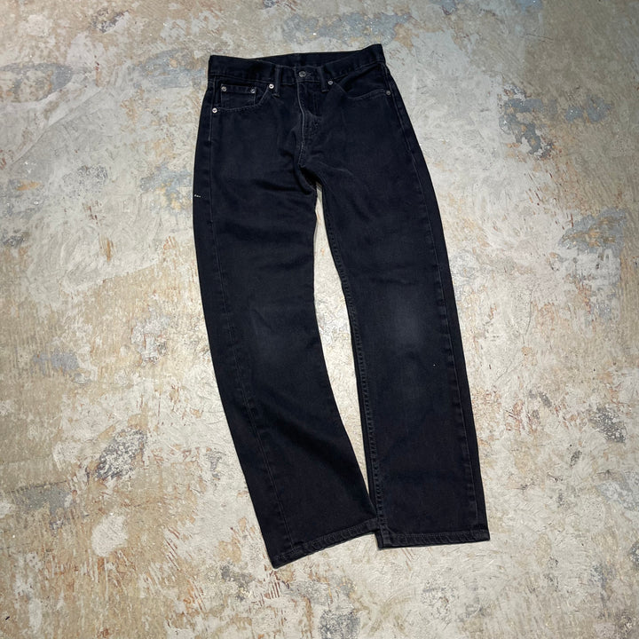 #4767 Used clothing LEVI'S/Levi's/505/Black denim pants/Black denim pants/Size 29 x 32