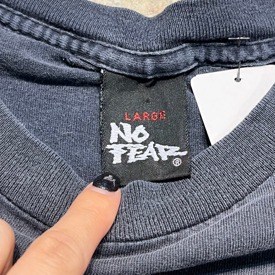 #4680 Used clothing unknown/short sleeve print t-shirt Tee/short sleeve print T-shirt/Made in USA/Size L