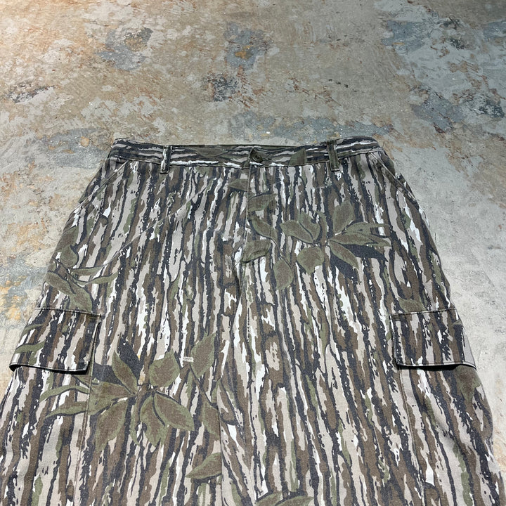 #4505 古着 unknow/real tree work Pants/リアルツリーワークパンツ/リアルツリー柄/サイズ36×34