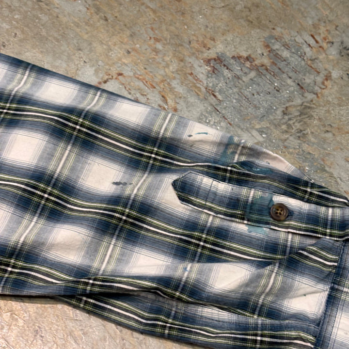 Used clothing carhartt/Carhartt/Button-down long sleeve shirt/Checked pattern/Size 2XL