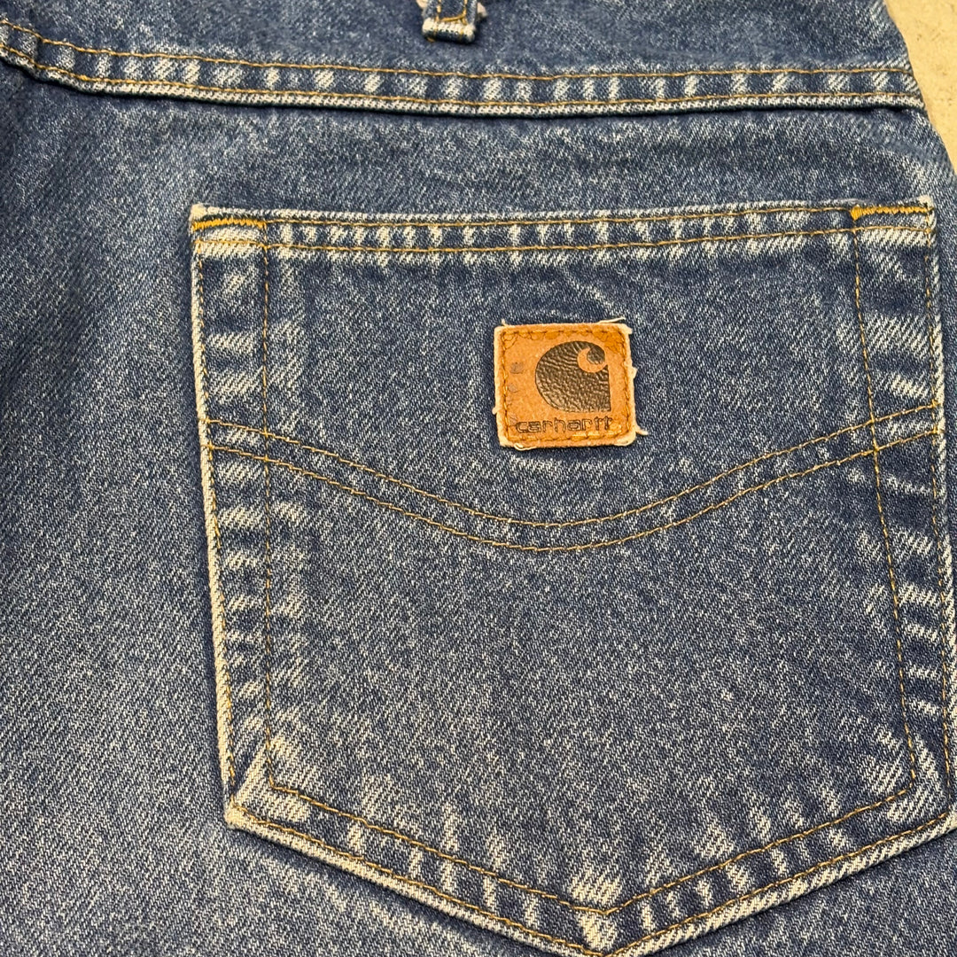 Used clothing Carhartt/ Denim pants/ Actual size 32 x 28