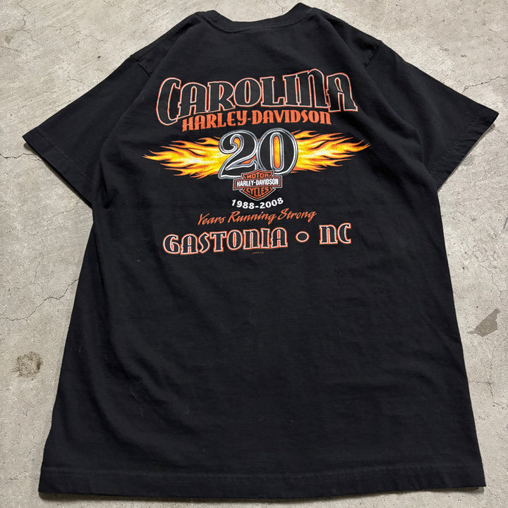 古着 USA製 Harley-Davidson/ハーレーダビッドソン/ プリントTシャツ/ サイズM