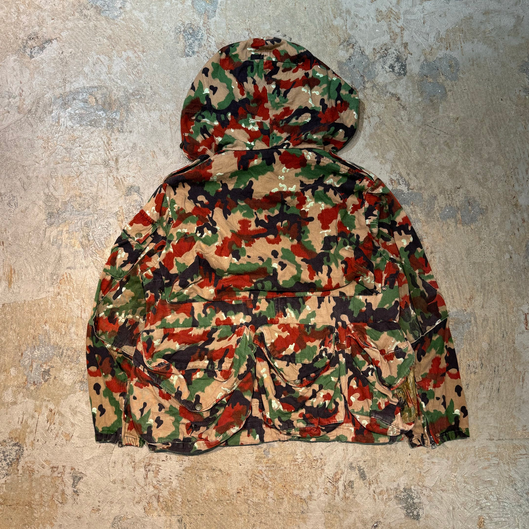 Used clothing SWISS ARMY/ Swiss Army/ M-60/ Alpen Camo/ Military Jacket/ Size L