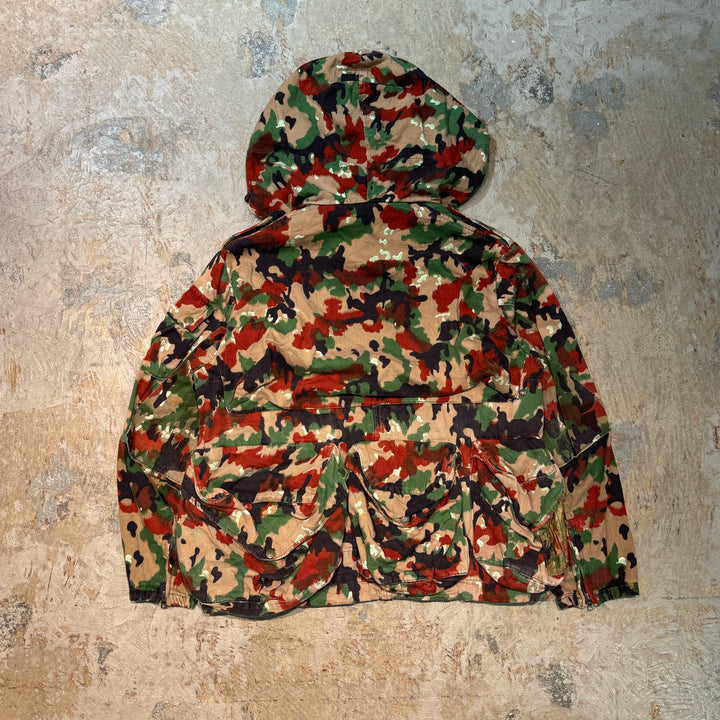 Used clothing SWISS ARMY/ Swiss Army/ M-60/ Alpen Camo/ Military Jacket/ Size L