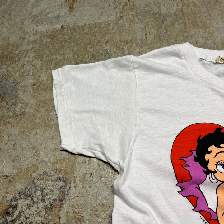 古着 USA製 80's スクリーンスターズ/ベティ・ブープ/Dizzy Dishes/ヴィンテージ シングルステッチ Tシャツ/サイズS