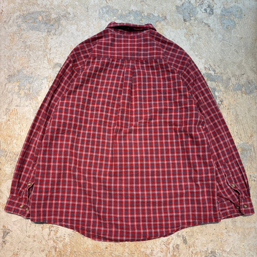 Used clothing carhartt/Carhartt/Button-down long sleeve shirt/Checked pattern/Size XXL