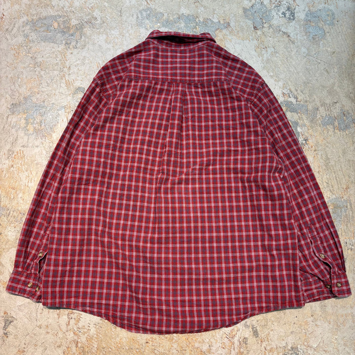 Used clothing carhartt/Carhartt/Button-down long sleeve shirt/Checked pattern/Size XXL