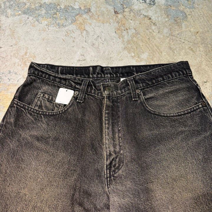 古着 カナダ製 Levi's/リーバイス/ブラックデニムパンツ/535/実寸サイズ33×29