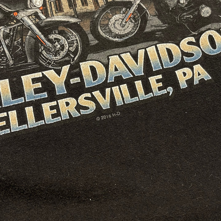 古着 USA製 Harley-Davidson/ハーレーダビッドソン/ プリントTシャツ/ サイズL