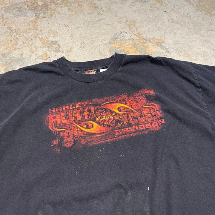 古着 Harley-Davidson/ハーレー ダビッドソン/ハミルトン/カナダ/プリントTシャツ/サイズ2XL