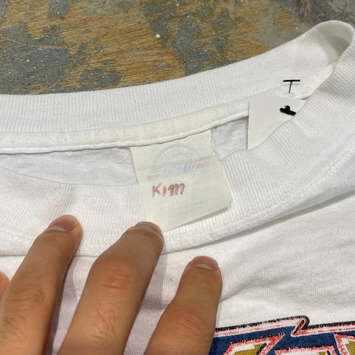 古着 92's USa製 MLB USAVINTAGE / World series / アトランタ・ブルーブス vs トロント・ブルージェイズ / 1992年 / ヴィンテージ シングルステッチ プリントTシャツ/サイズXL相当
