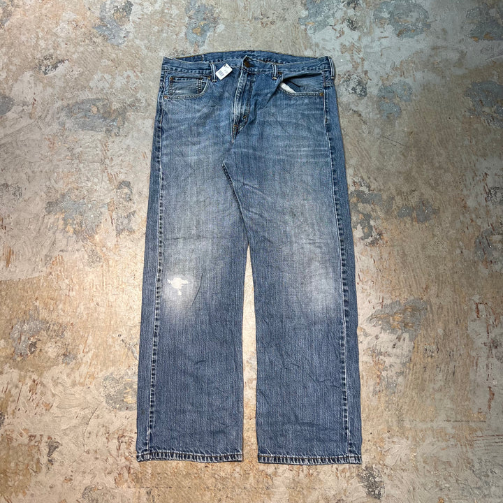 二手服裝Levi的/Levi的/牛仔褲/牛仔褲/569/實際尺寸35 x 30