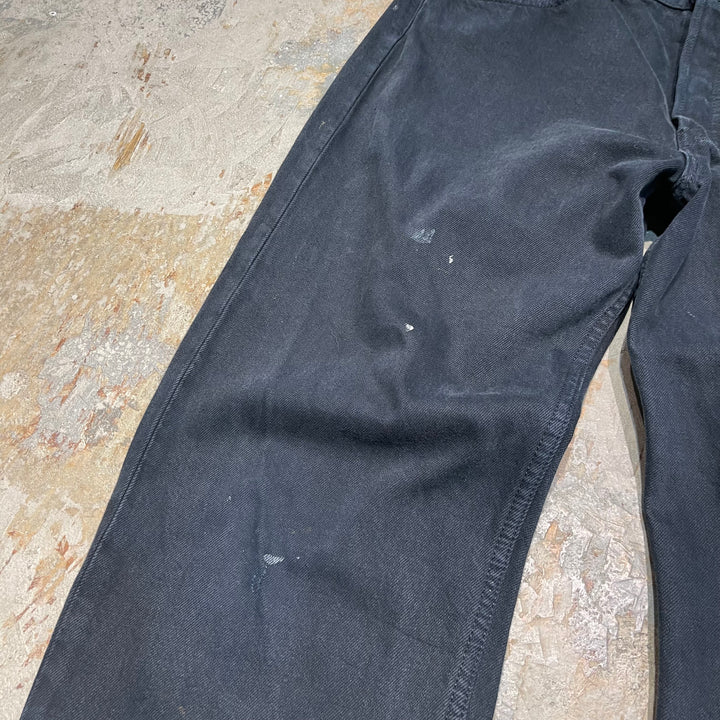 #4771 Used clothing LEVI'S/Levi's/501/Black denim pants/Black denim pants/Made in Pakistan/Dyed/Size 34 x 34