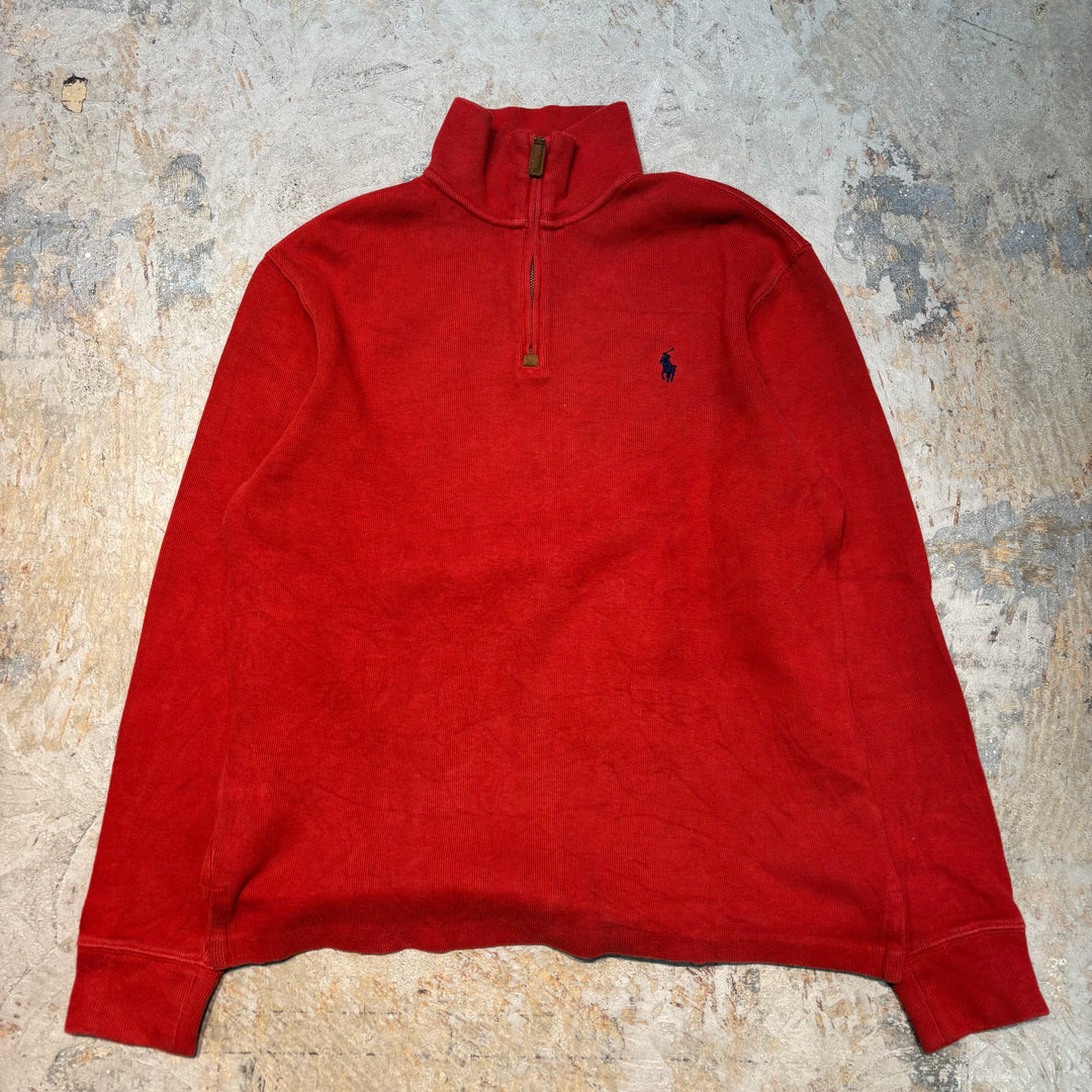Ralph Lauren/ Polo Ralph Lauren/ Half Zip 니트 스웨터/ 사이즈 S의 사용 의류 폴로