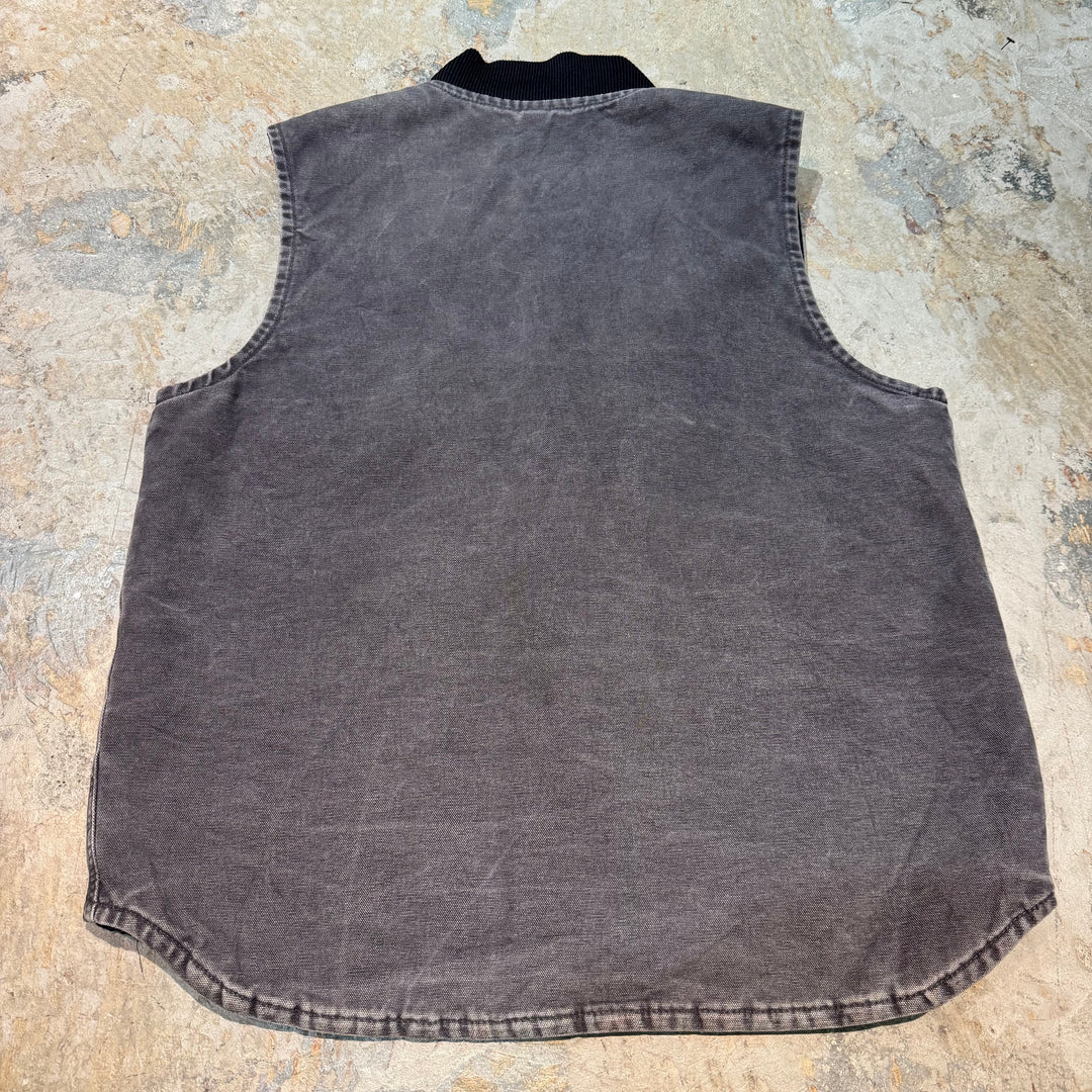 古着 Carhartt/ カーハート/ ダックベスト/ ダック地/ 裏地キルティング/ サイズM