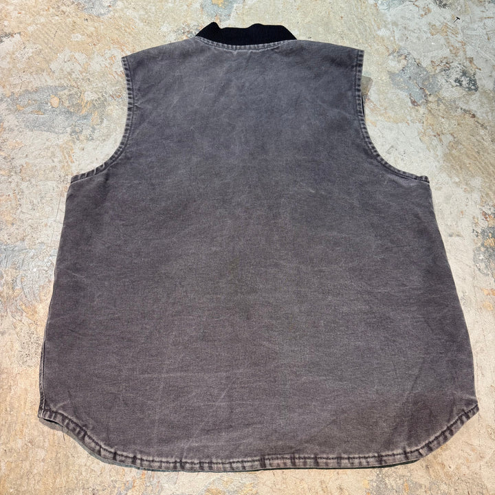 古着 Carhartt/ カーハート/ ダックベスト/ ダック地/ 裏地キルティング/ サイズM