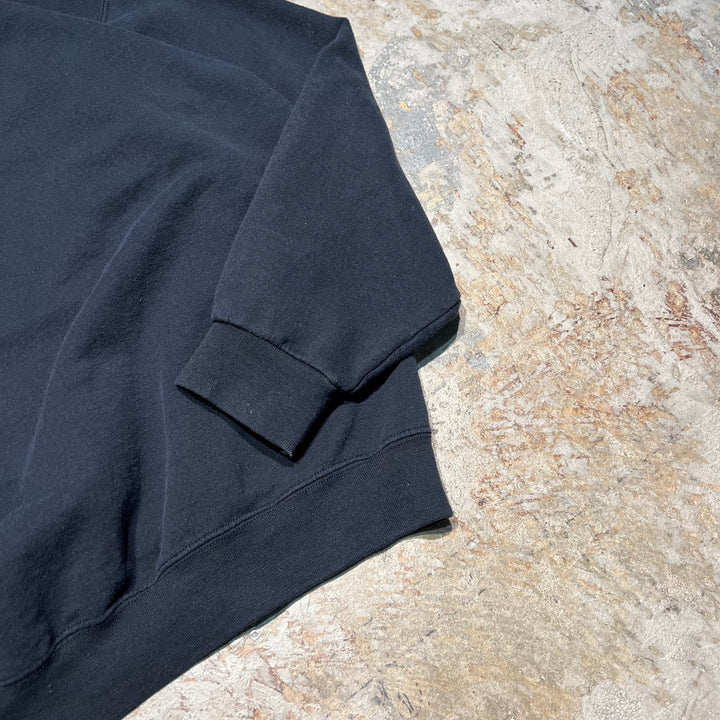 #3451 古着 JERZEES/ジャージーズ/Half zip sweat/ハーフジップスウェット/企業ロゴ/サイズ3XL