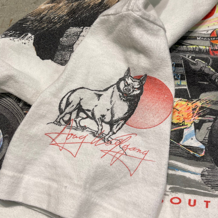 古着 90's~ USAVINTAGE / ダグ・ウフルガング(レースドライバー) / 1991年 #49 / サウスダコタ州 スーフォールズ/ ヴィンテージ シングルステッチ プリントTシャツ / サイズM相当