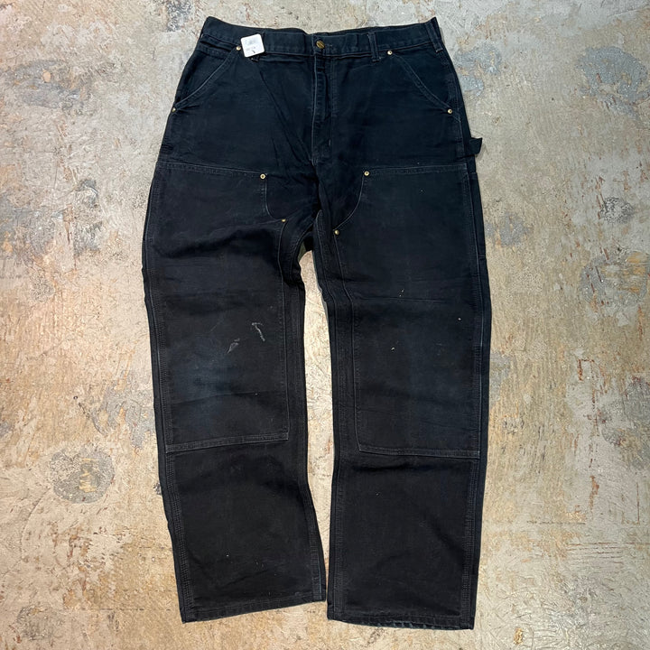 古着 Carhartt/カーハート Double-Knee Painter Pants/ダブルニー ペインターパンツ/ジーンズ/デニムパンツ/実寸サイズ34×31